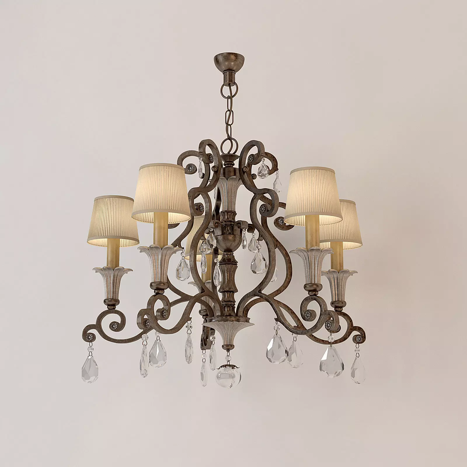  Chandelier Savoy Versalles 3D model_0