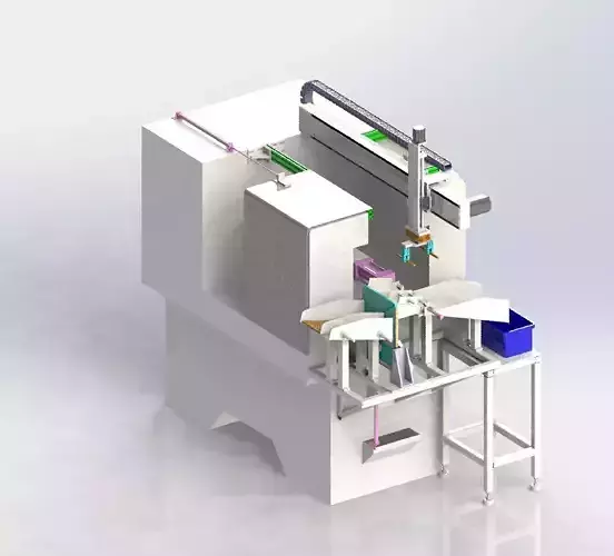 CNC lathe automatic loading machine