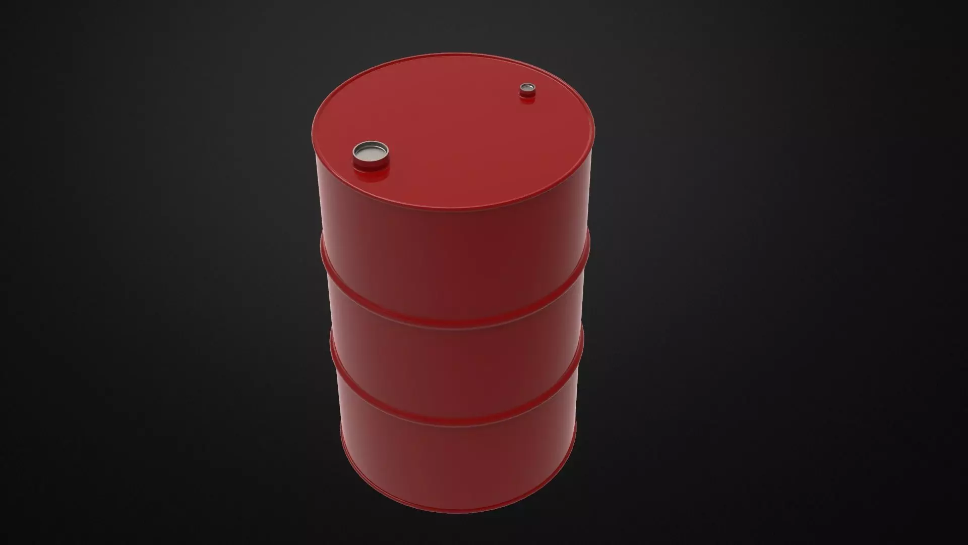 Oil Barrel 3D model_0