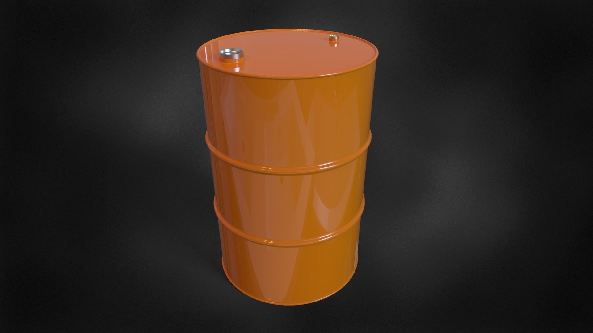 Oil Barrel 3D model_4