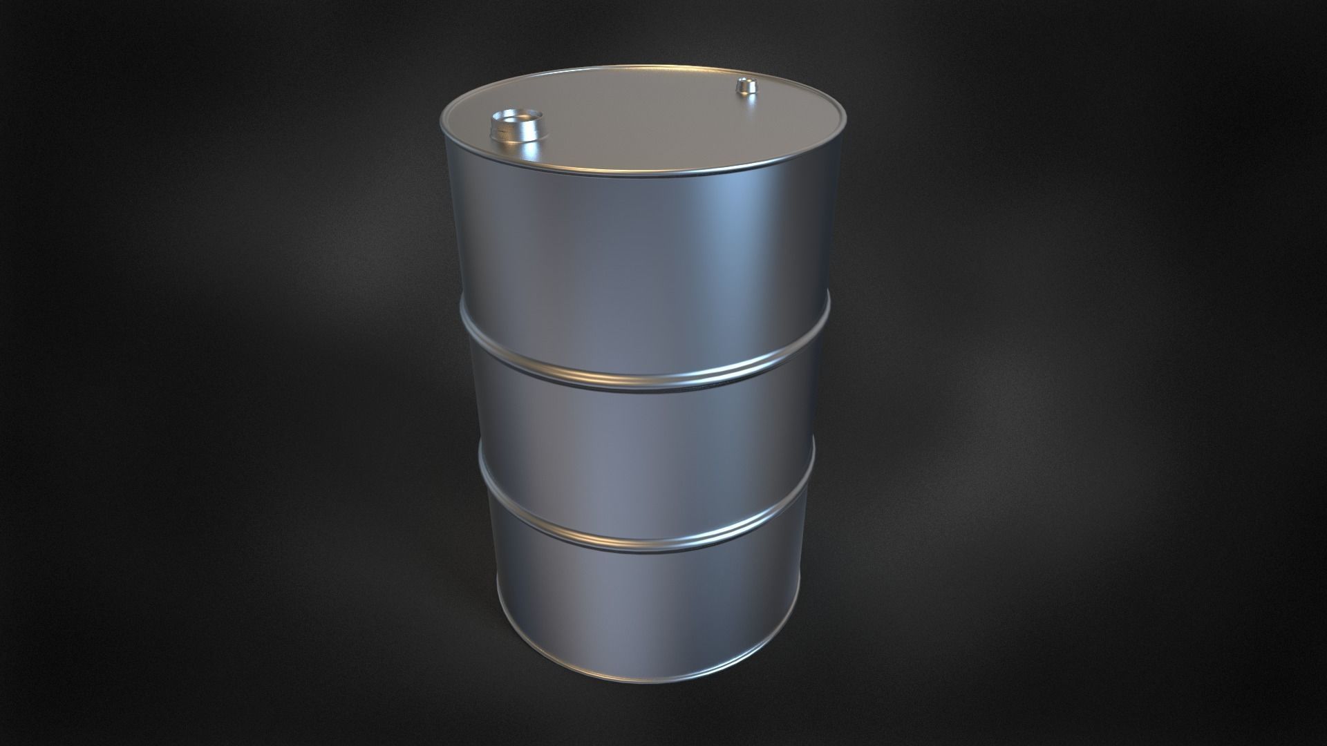 Oil Barrel 3D model_8