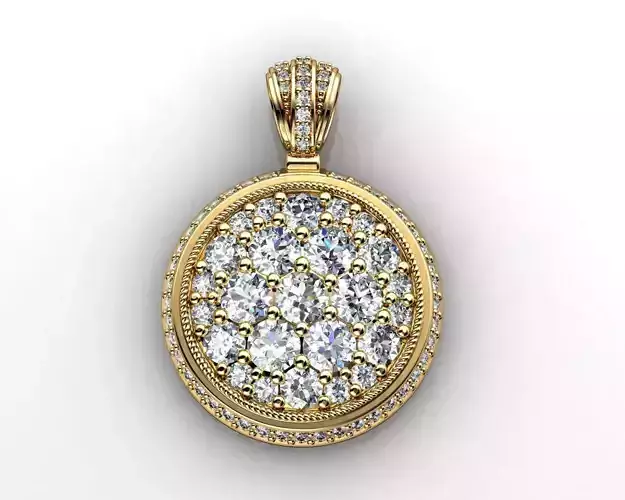 Pendant Yellow Gold Diamond Ct