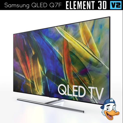 Samsung QLED Q7F for Element 3D 3D model