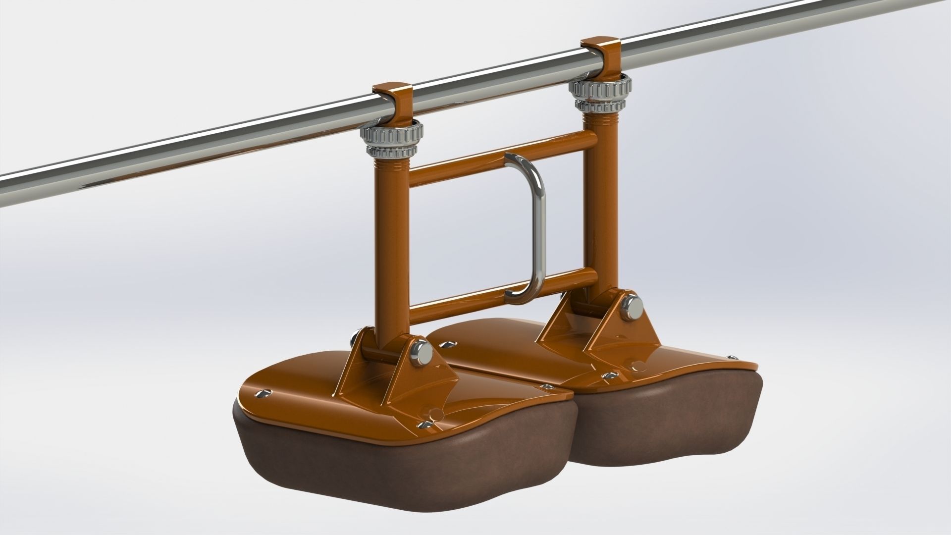 Donkey calf raise stand for smith machine 1 Free 3D model_1