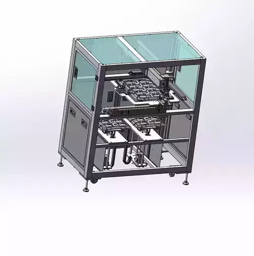Loading and unloading of tray machine 3D model