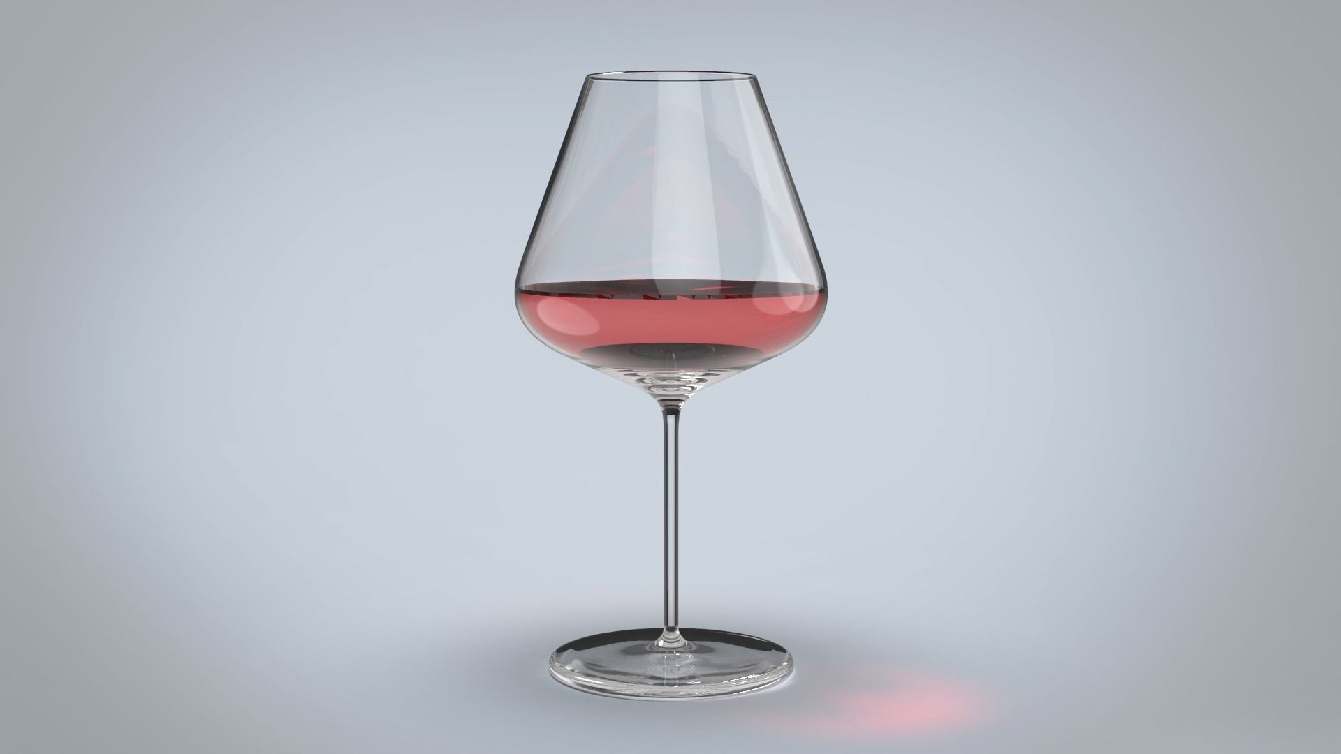 Wine glass 3D model_3
