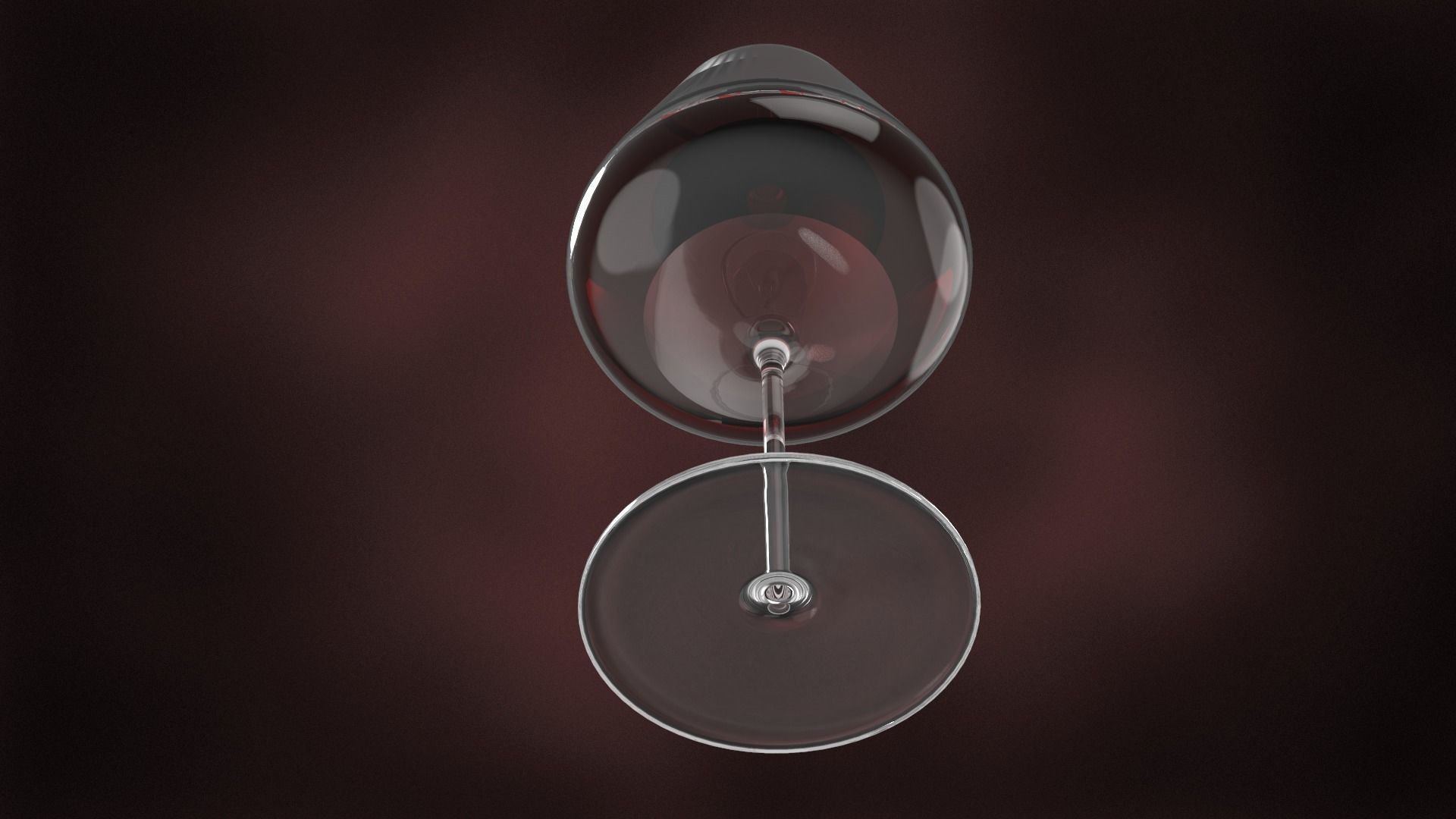 Wine glass 3D model_6