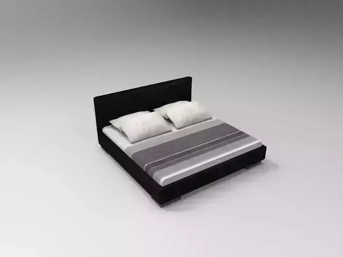 Bed low-poly