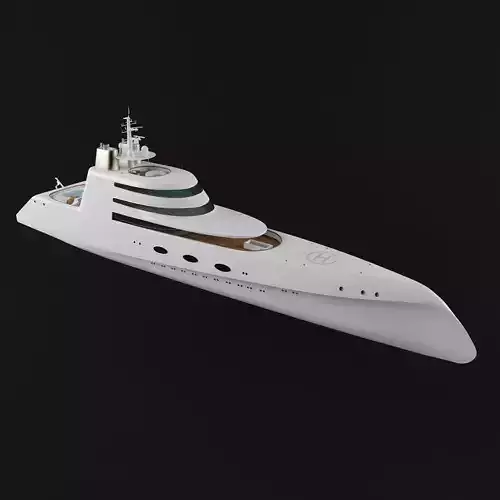 Luxury Motor Yacht A 3D model