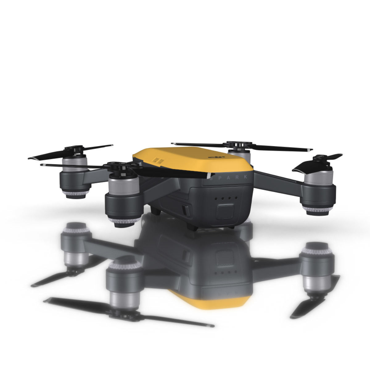 DJI Spark Drone for Element 3D 3D model_33