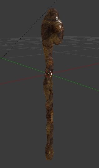 wand2 wooden stick Low-poly 3D model_10