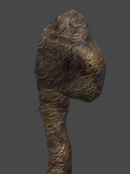 wand2 wooden stick Low-poly 3D model_5