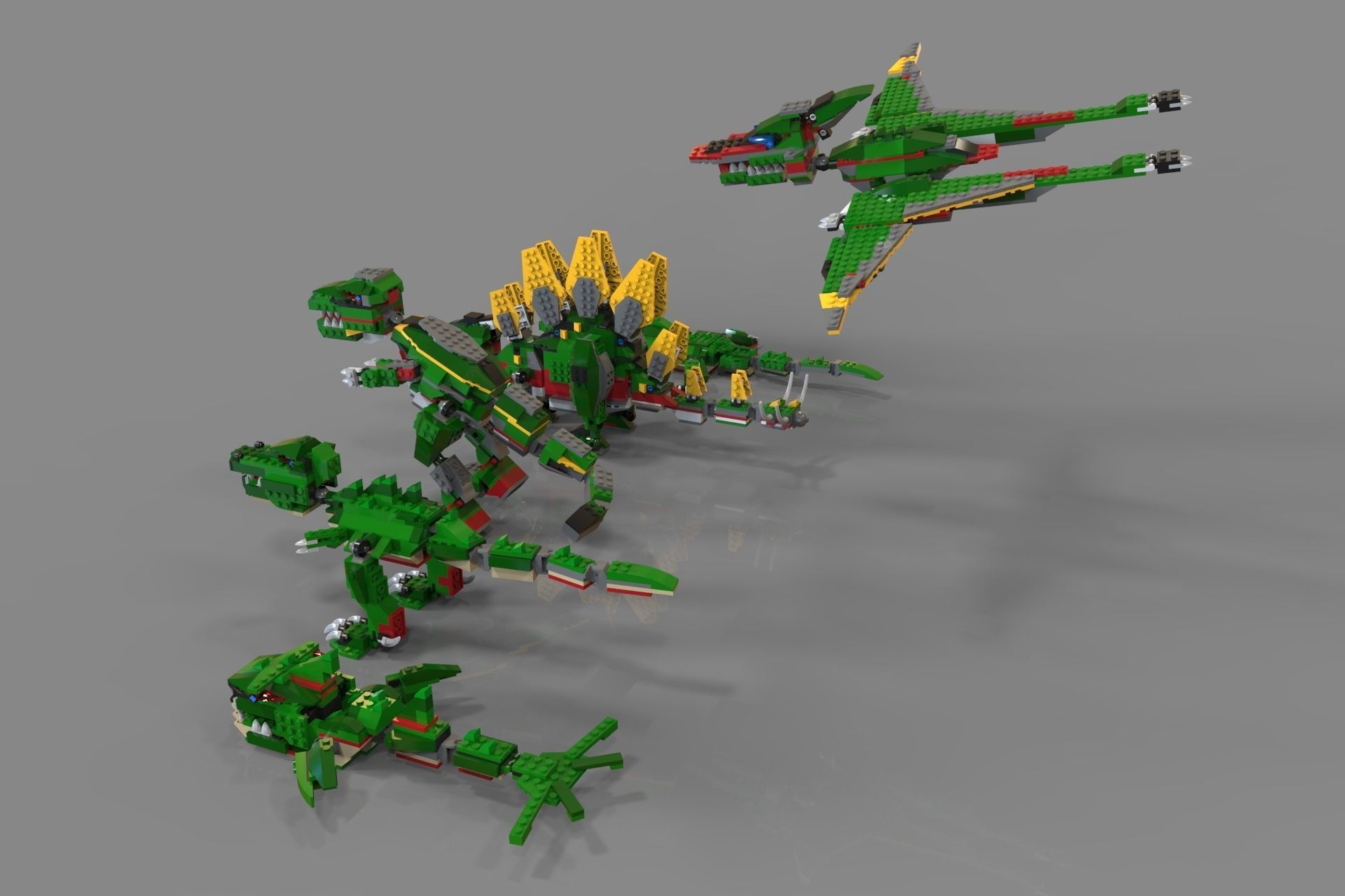 Lego Animals pack 3D model_3