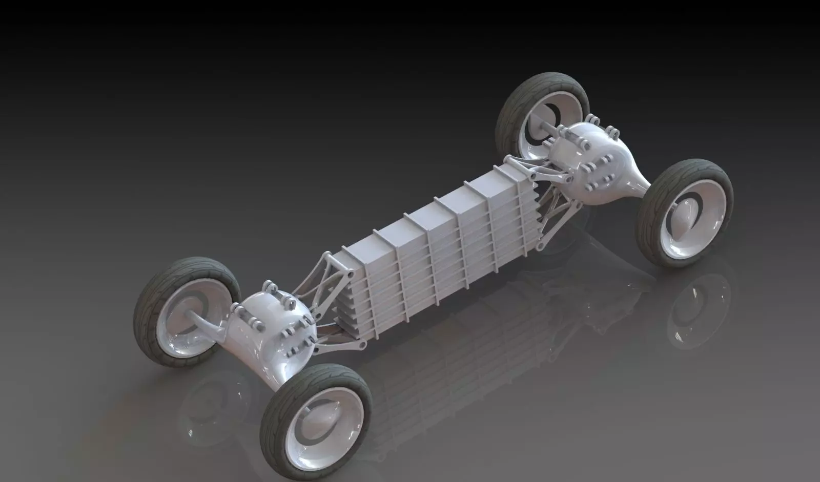 Electric truck platform Free 3D model