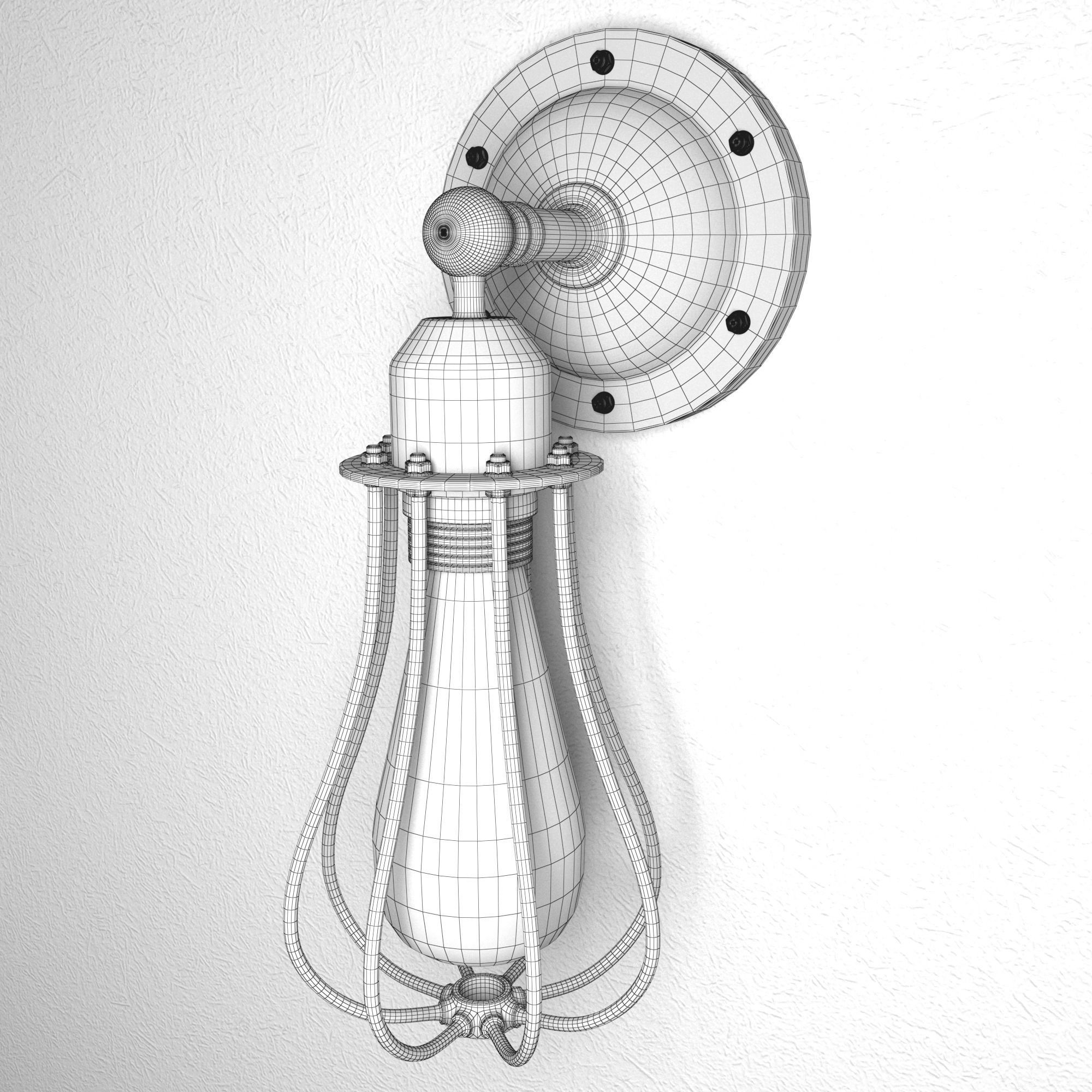 Exterior Interior Lamp 3D model_5