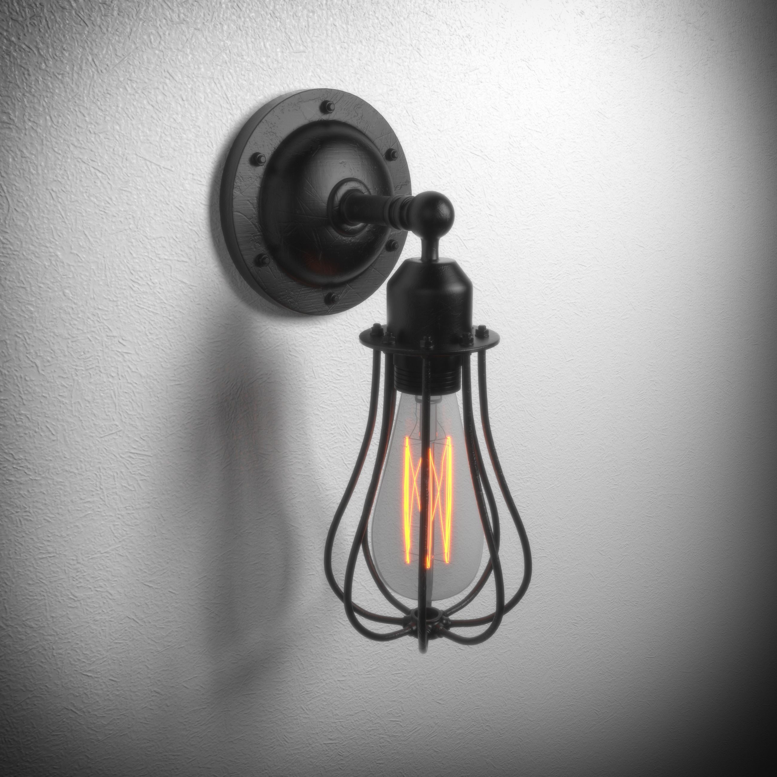 Exterior Interior Lamp 3D model_8
