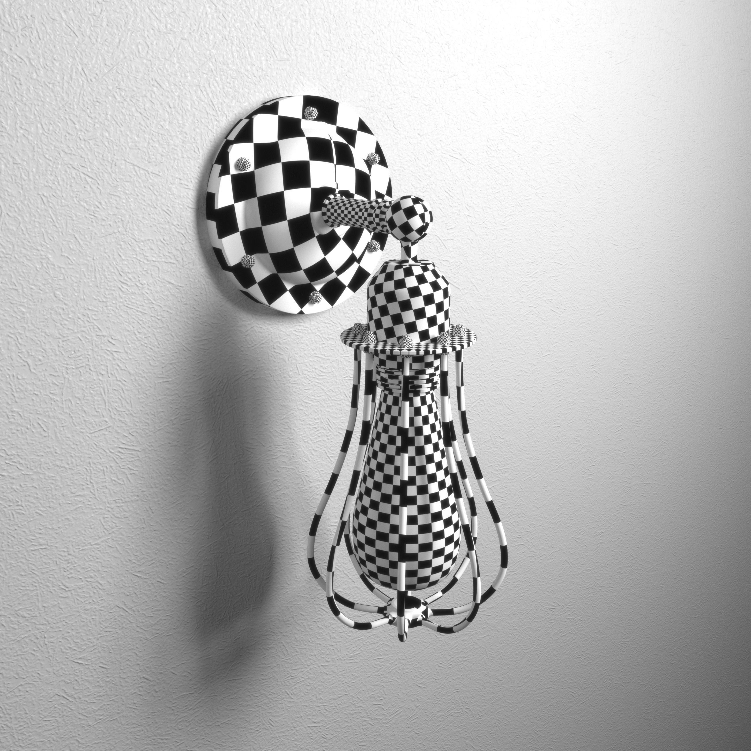 Exterior Interior Lamp 3D model_4