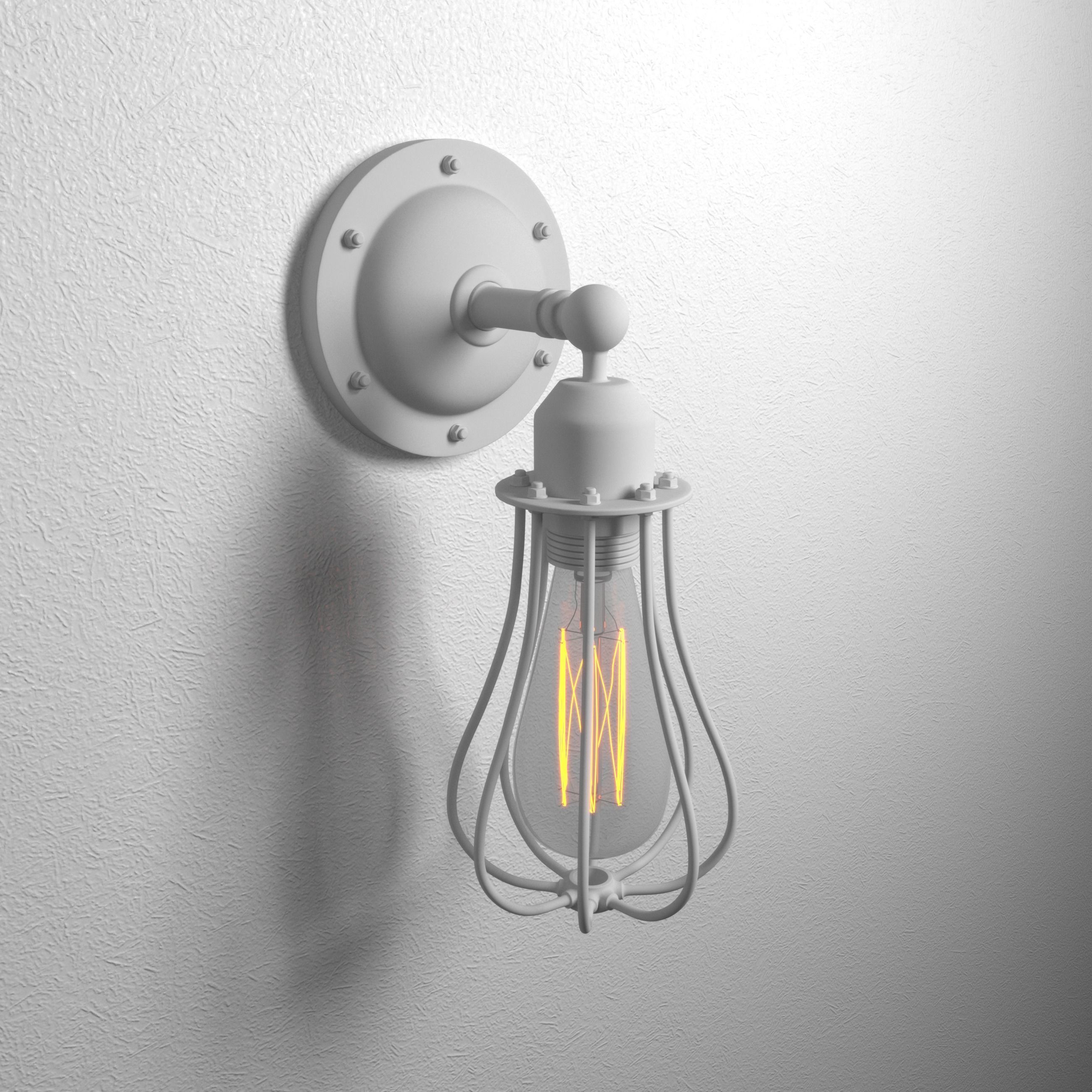 Exterior Interior Lamp 3D model_3