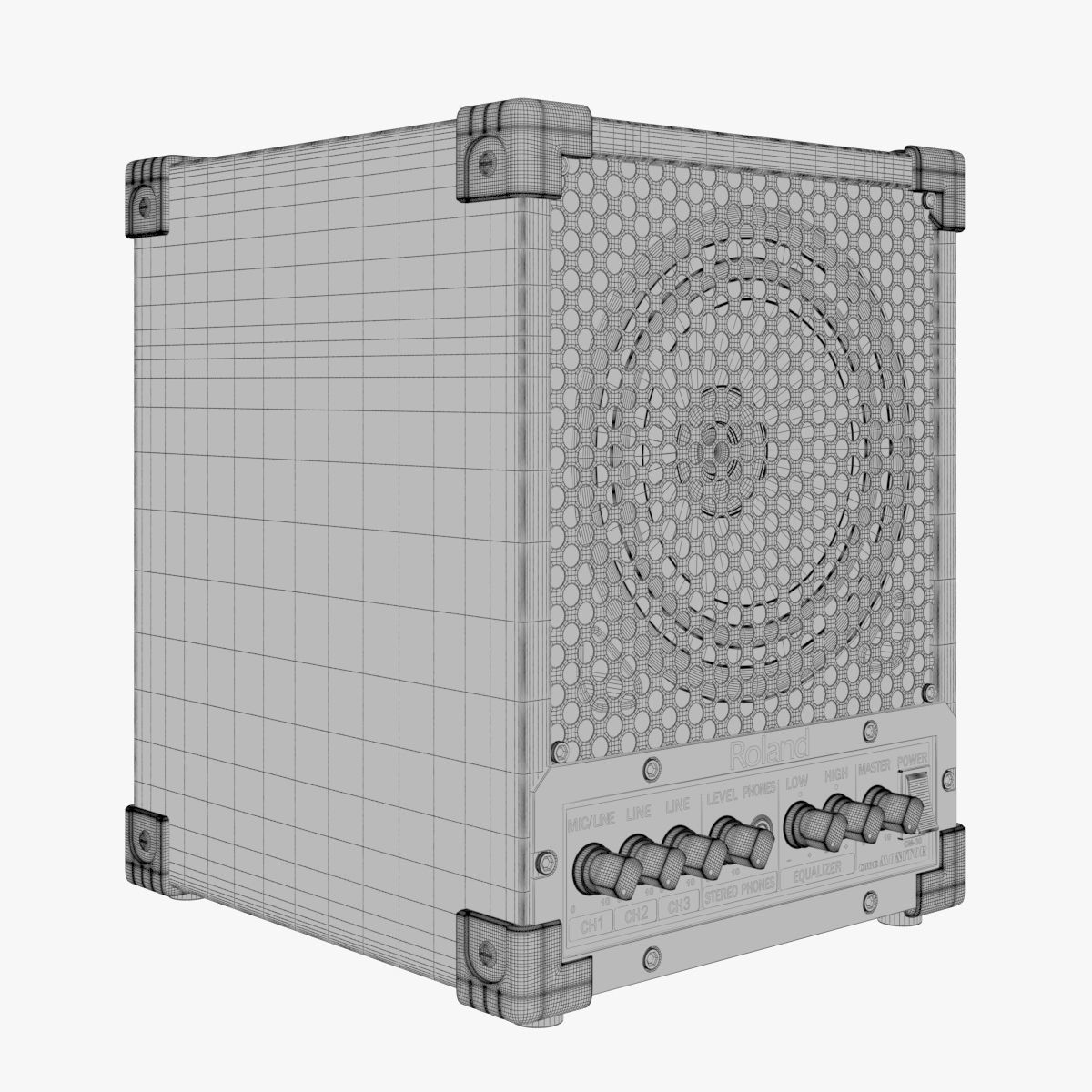 Roland CM30 Cube Monitor 3D model_12