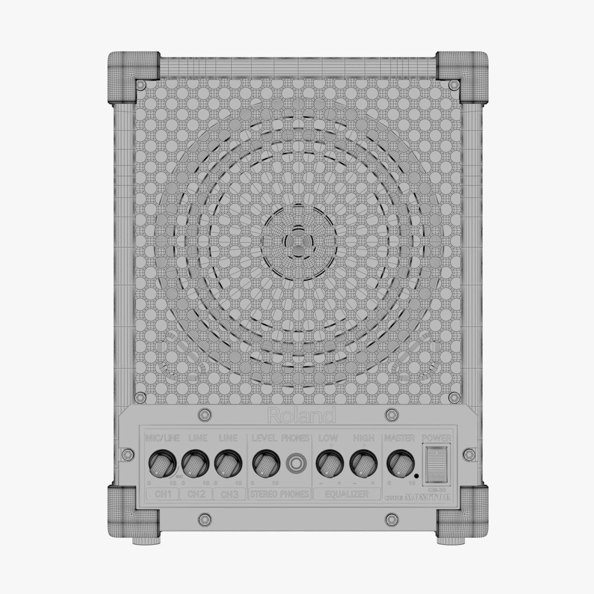 Roland CM30 Cube Monitor 3D model_9