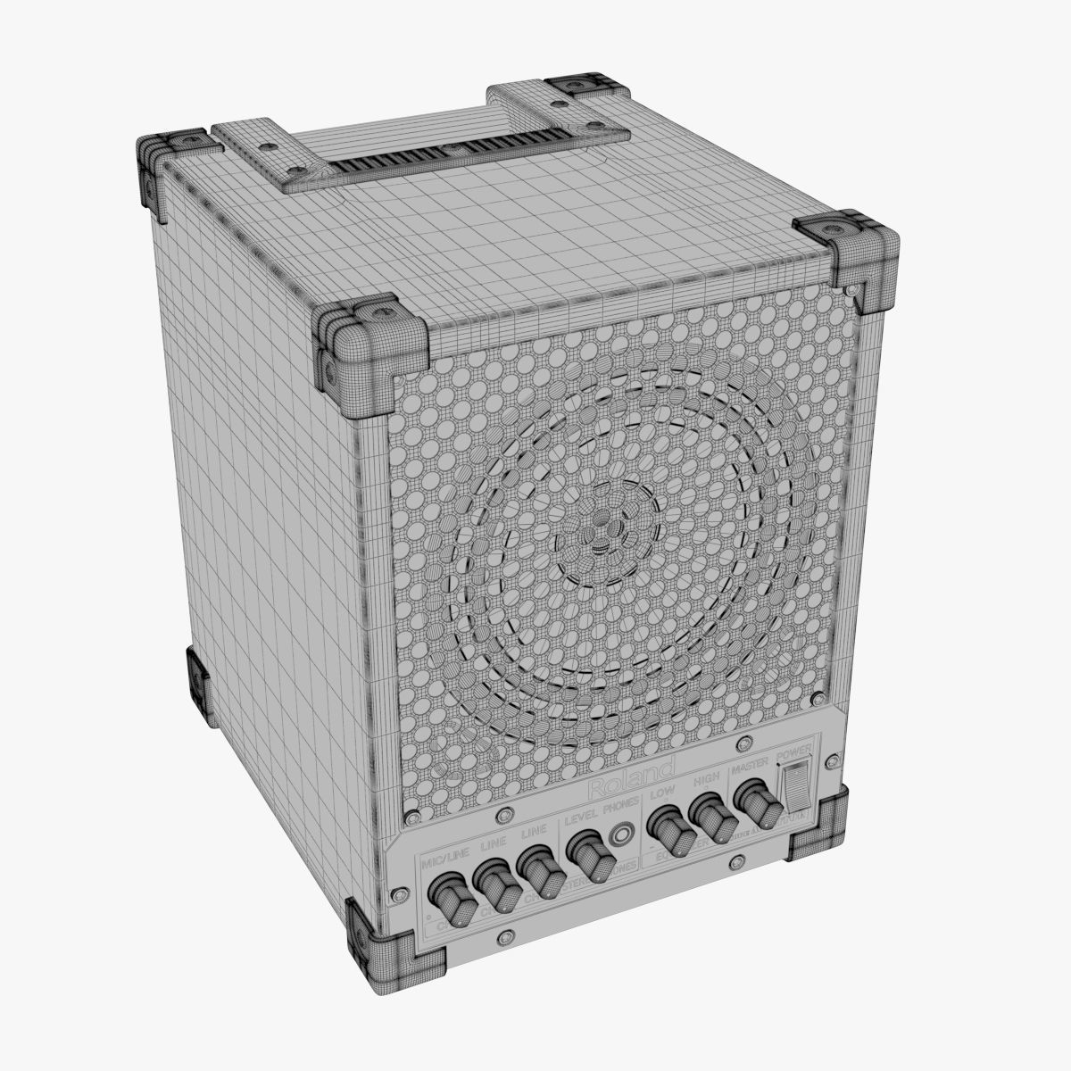 Roland CM30 Cube Monitor 3D model_10