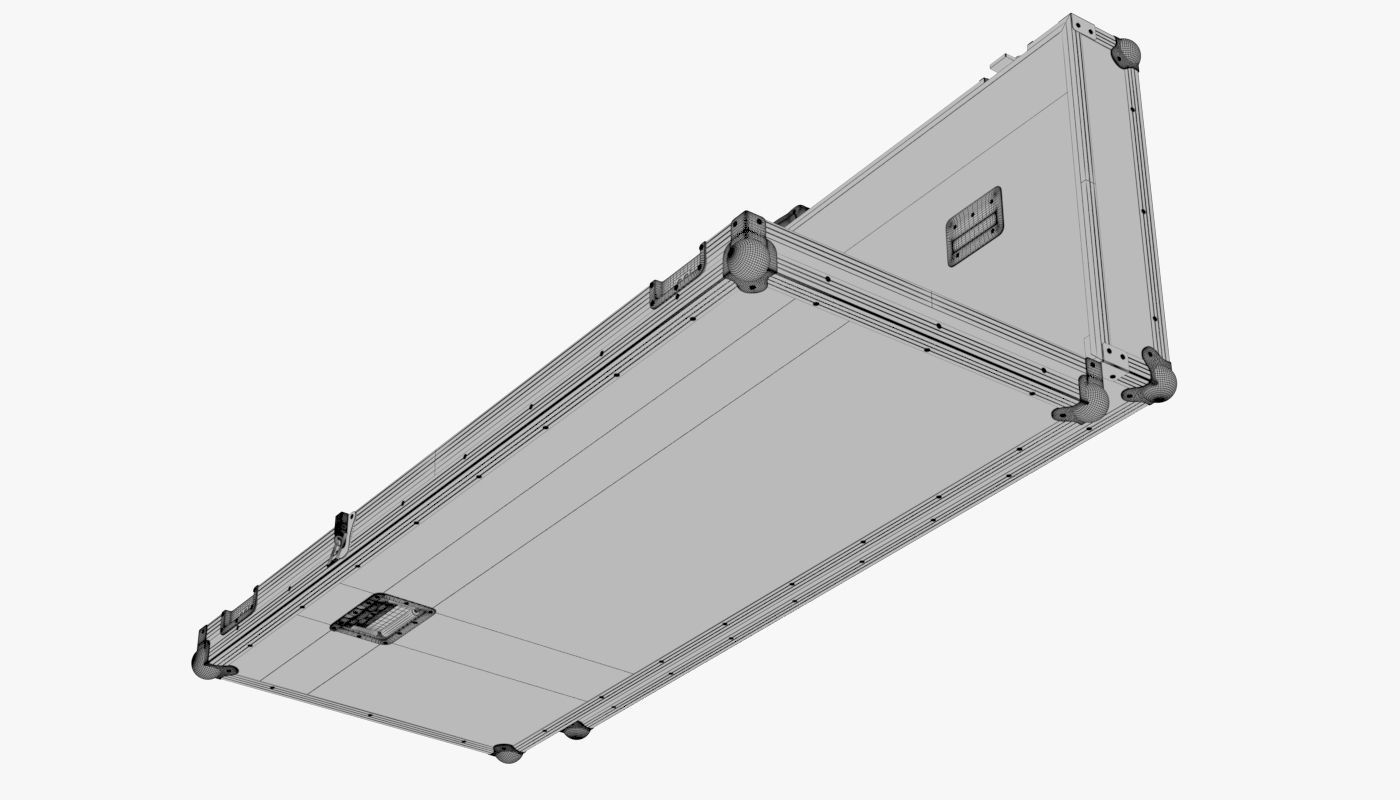 Thon Keyboard Case Genos PVC 3D model_12