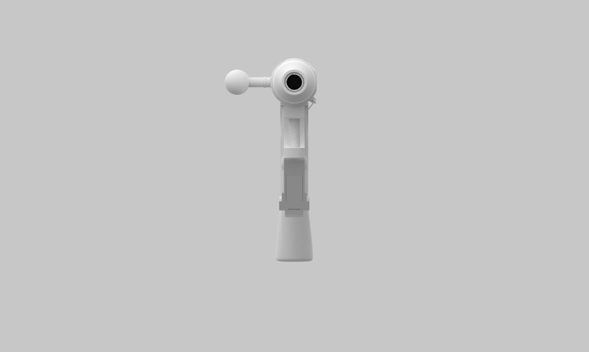 WWI Russian Obrez pistol 3D model_5