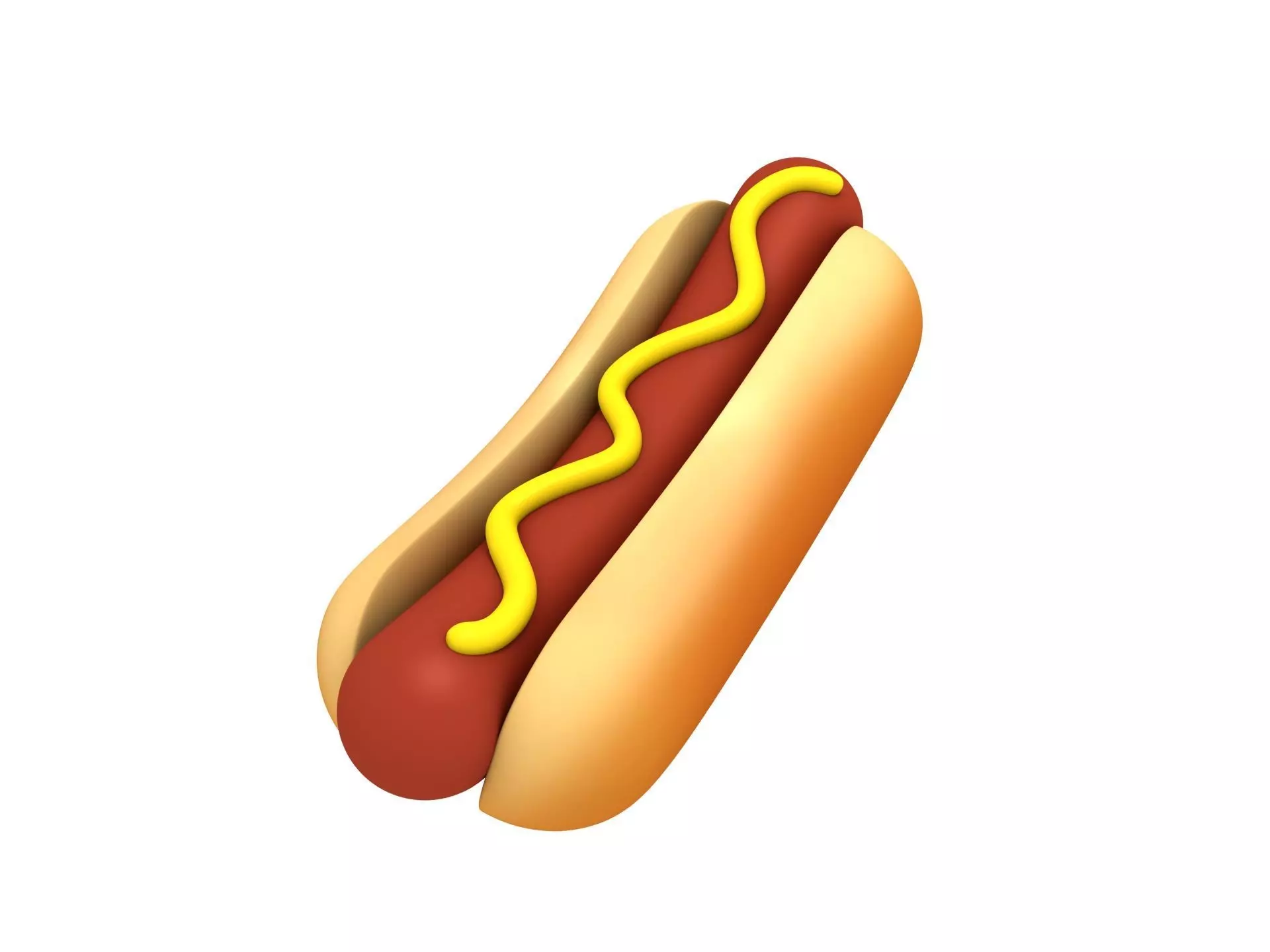 Hotdog hot dog 3D model_0