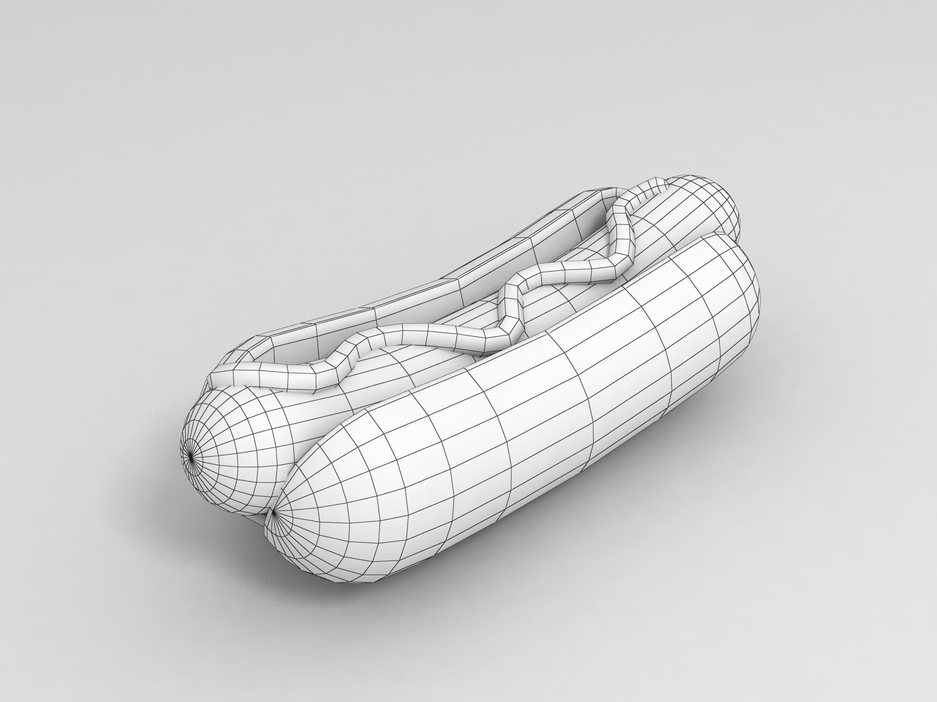 Hotdog hot dog 3D model_5