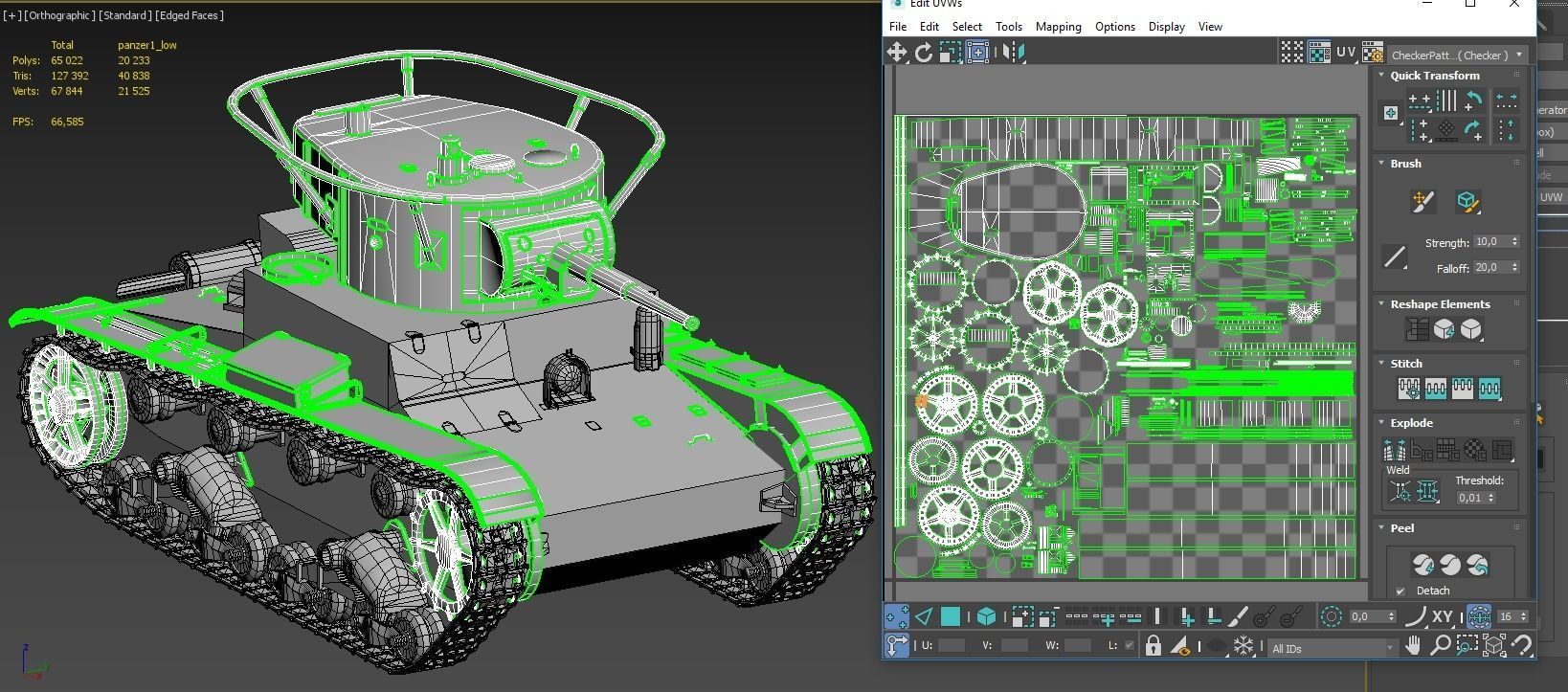 Panzer T-26 model Low-poly 3D model_5