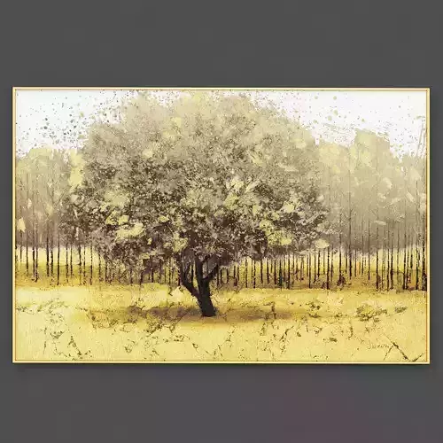 Hand Painted Oil On Canvas