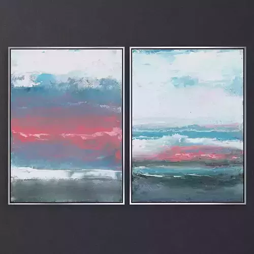 Abstract Wall Decor Art 3D model