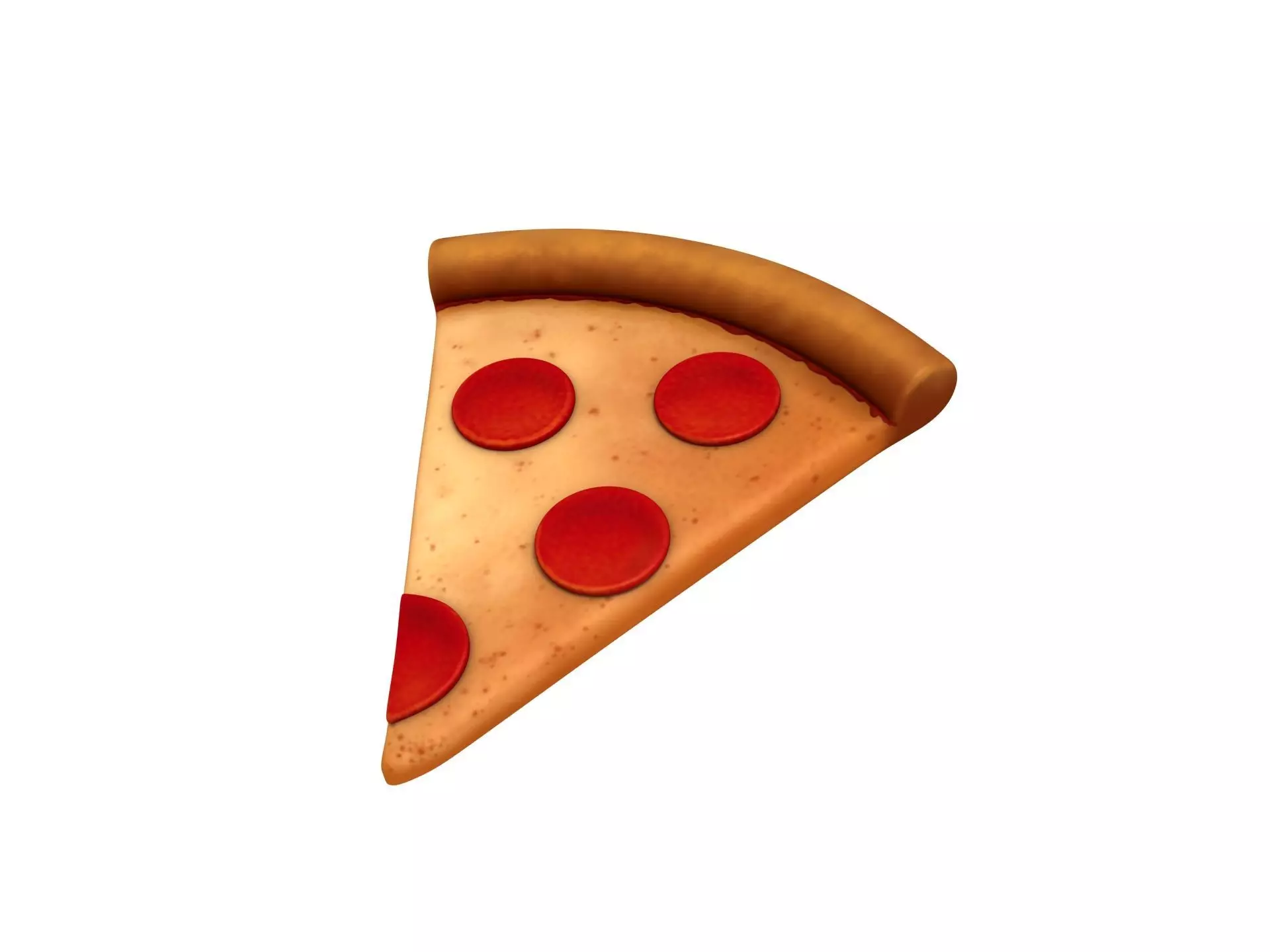 Pizza slice of 3D model_0