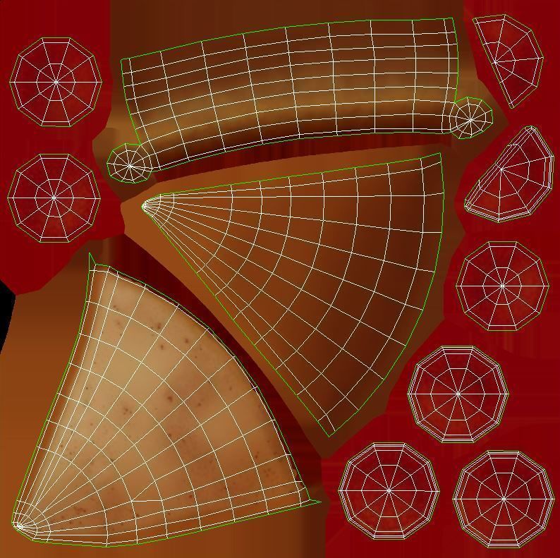 Pizza slice of 3D model_9