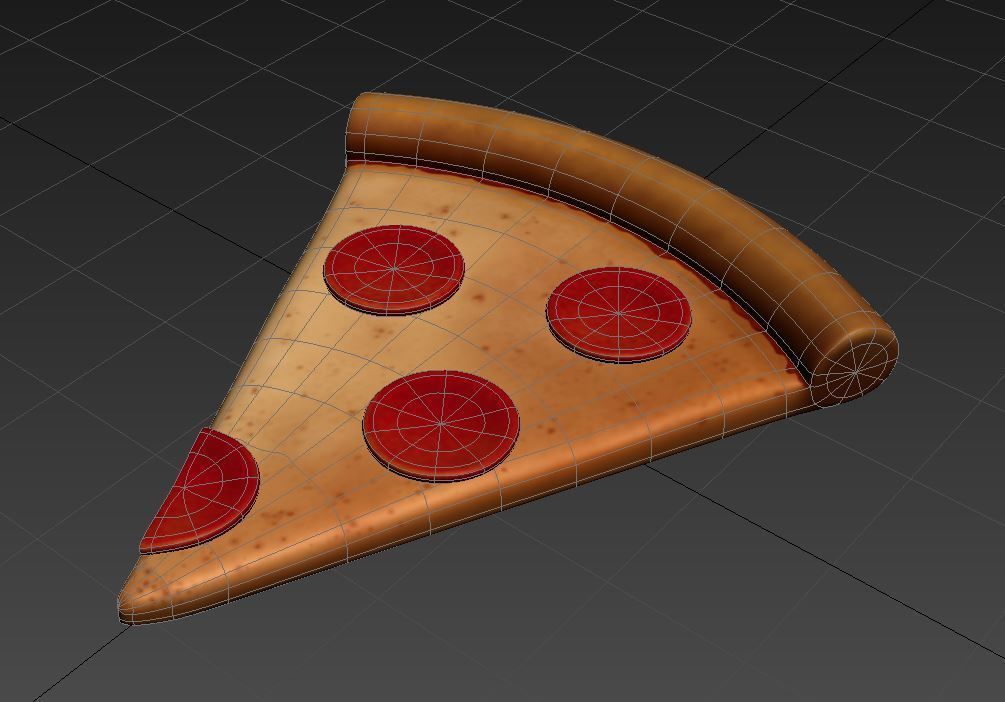 Pizza slice of 3D model_6
