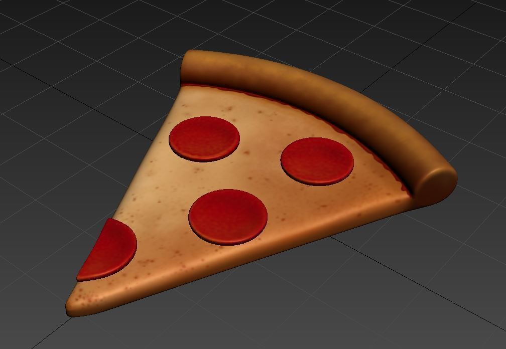 Pizza slice of 3D model_7