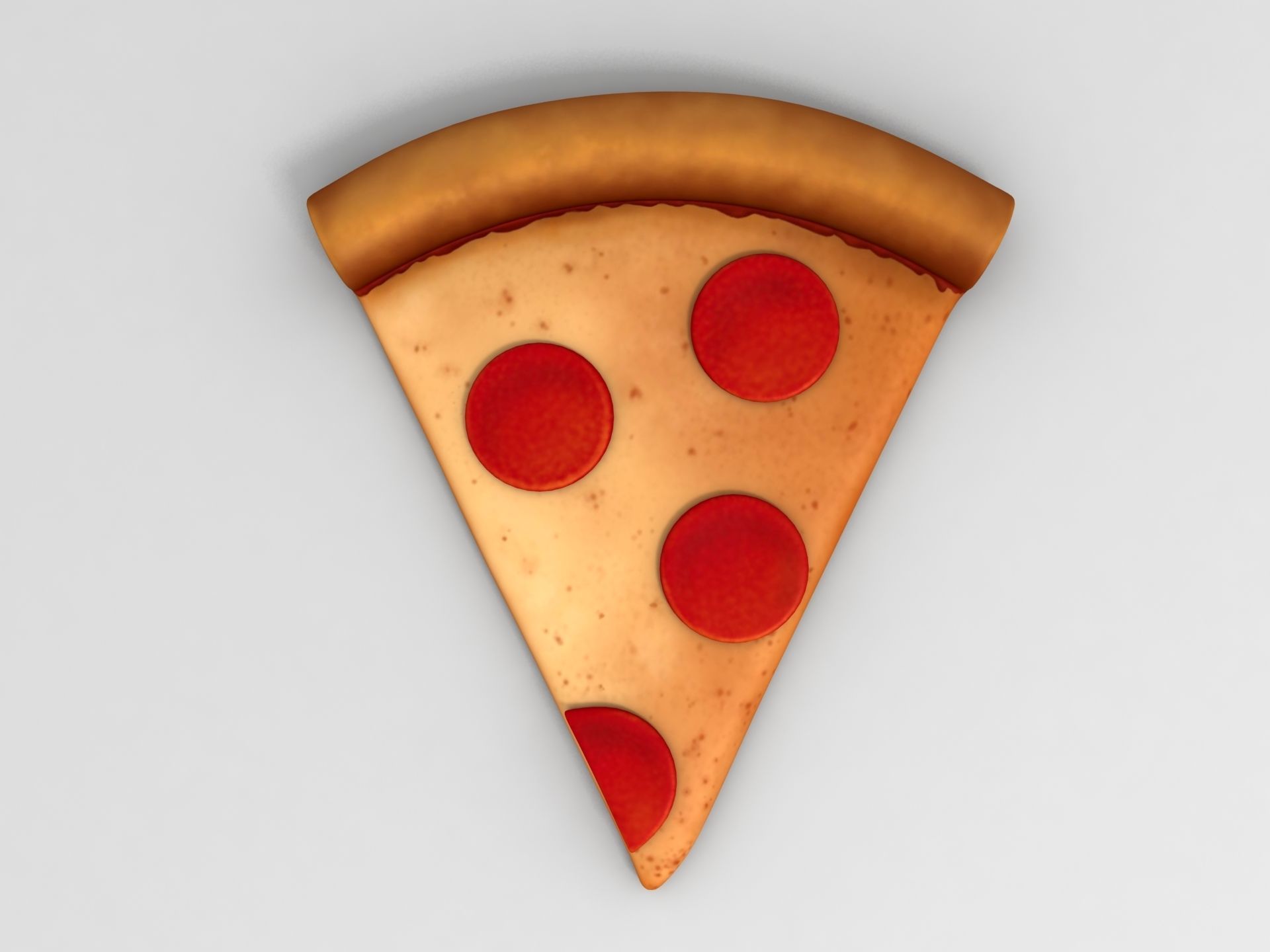Pizza slice of 3D model_4