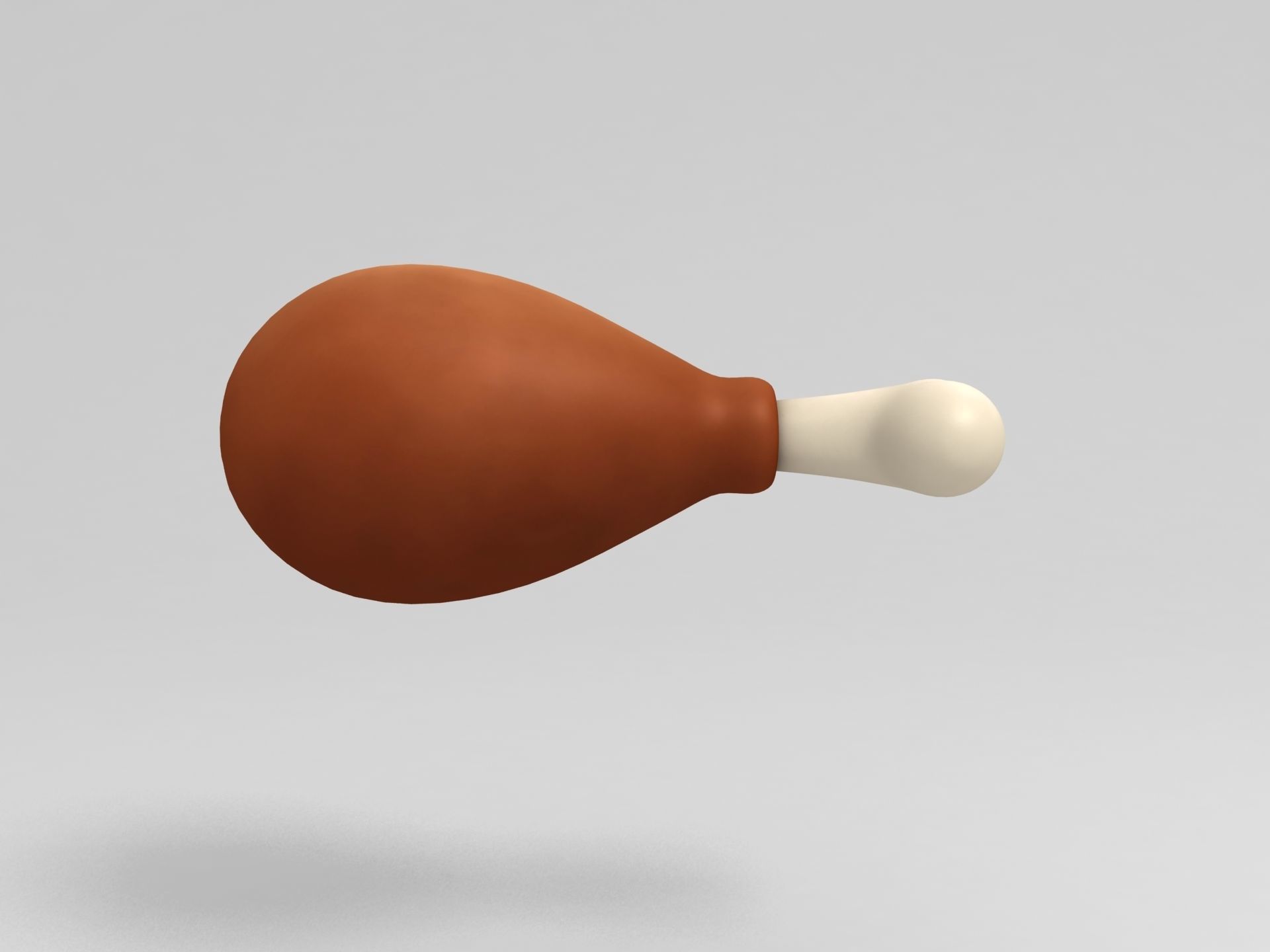 Chicken Leg 3D model_3