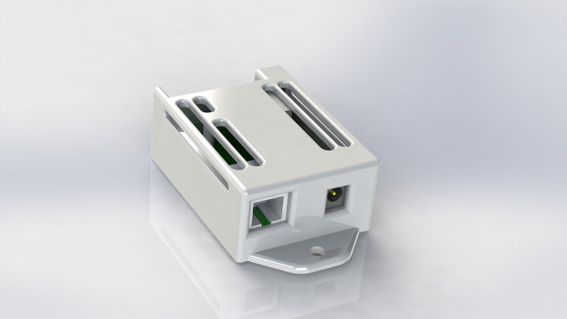 PCB box enclosure Free 3D model_1