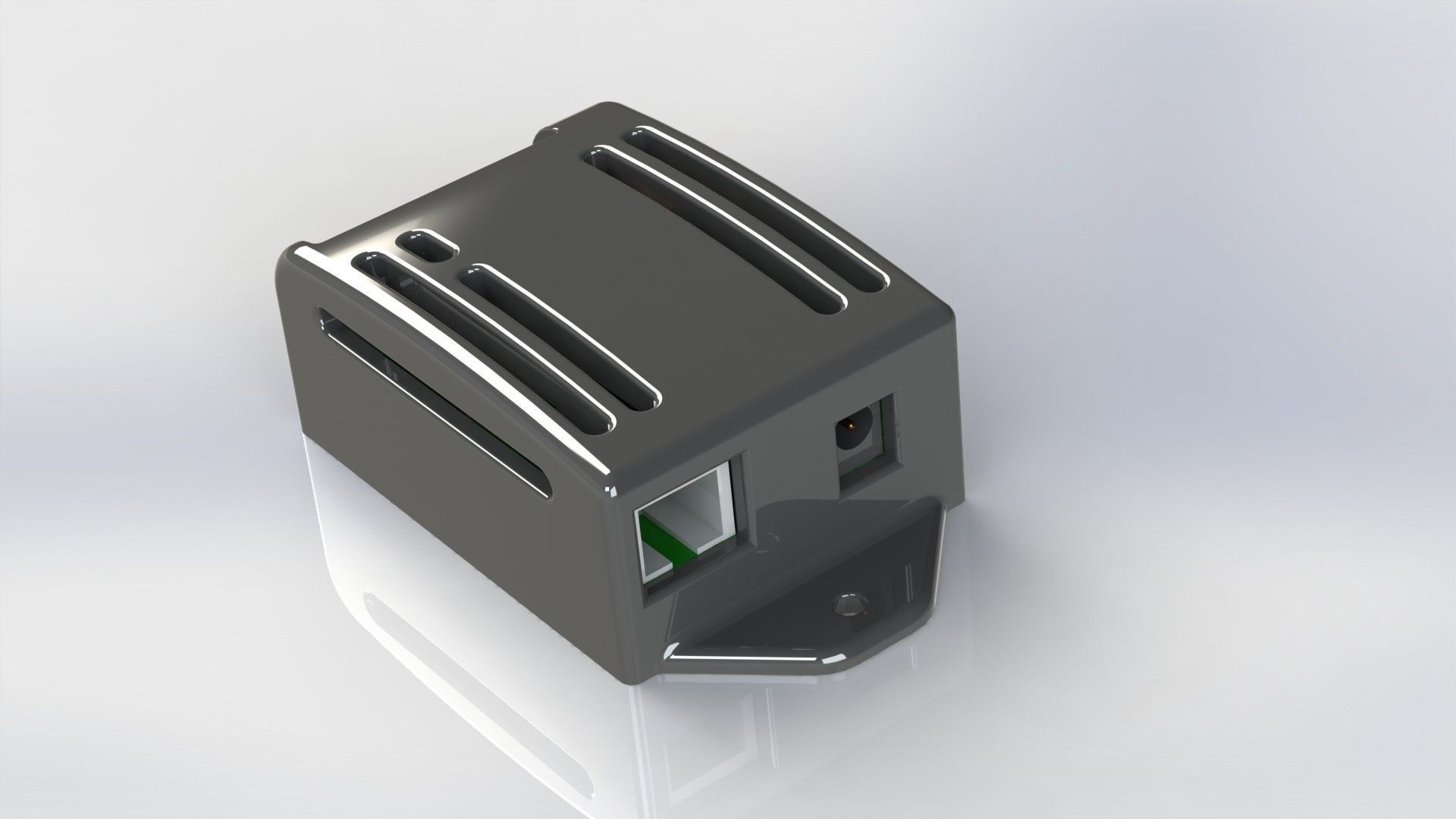 PCB box enclosure Free 3D model_3