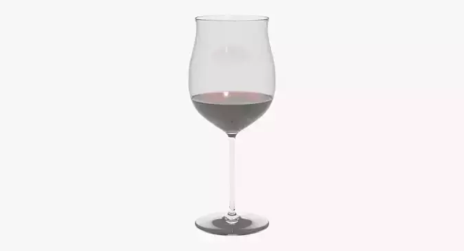 Glass Riedel Superleggero Burgundy Grand Cru With Wine
