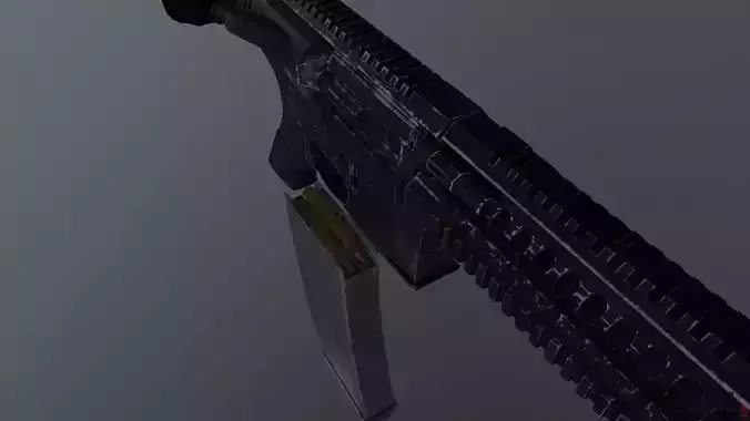 M4A1 Realistic LowPoly ar - rifle