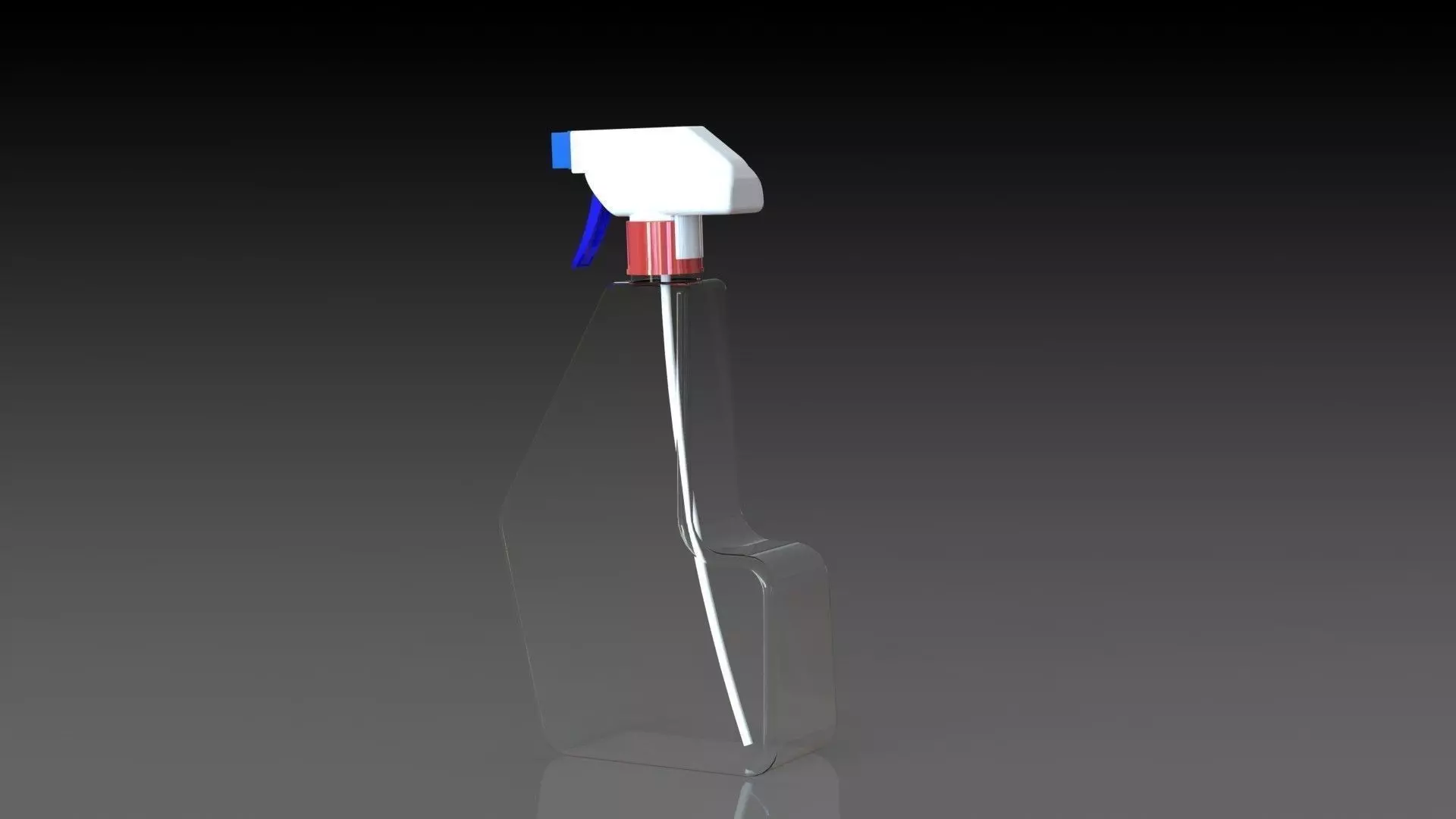 Bottle with Spray Free 3D model