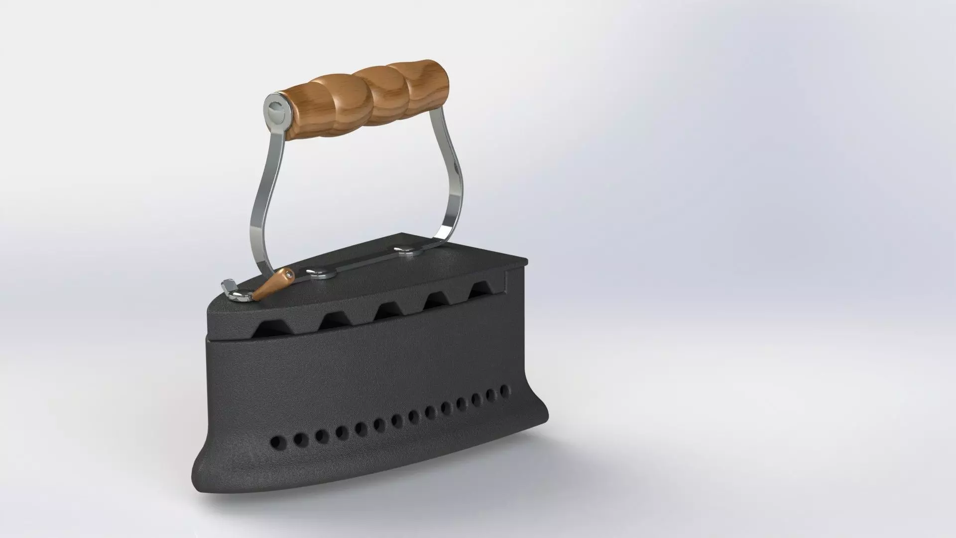 Vintage cast iron Free 3D model