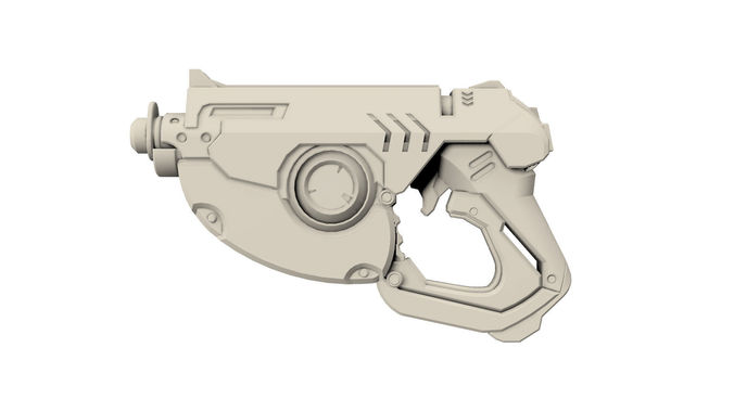 Overwatch Tracer Gun 3D File 3D print model