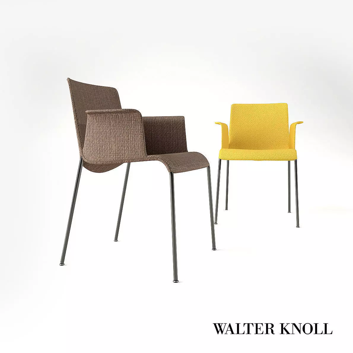 Armchair Liz from Walter Knoll - Design by Claudio Bellini 3D model