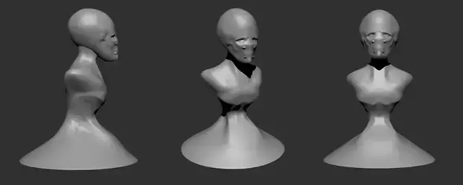 alien bust