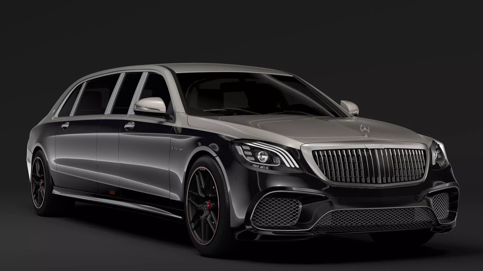 Mercedes AMG Maybach S 65 Pullman VV222 2019 3D model_0
