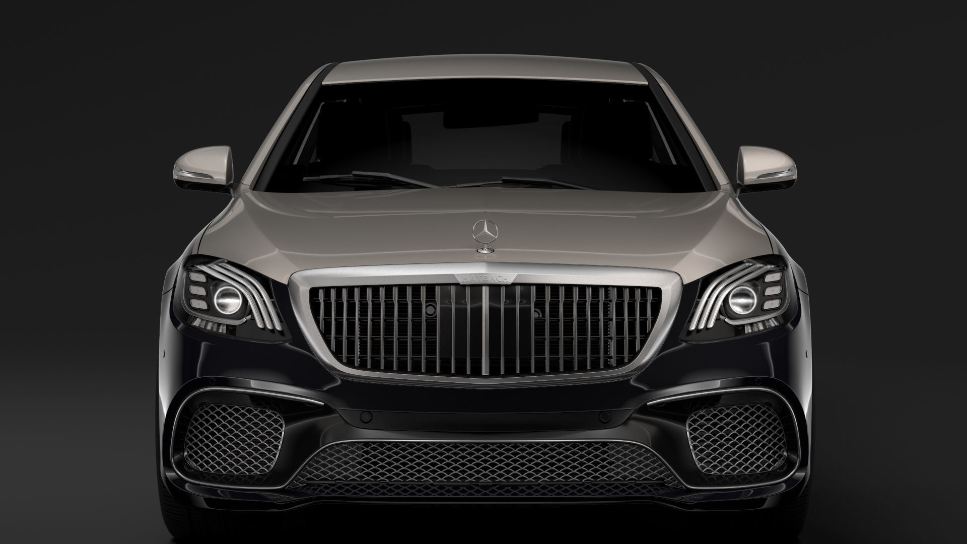 Mercedes AMG Maybach S 65 Pullman VV222 2019 3D model_1