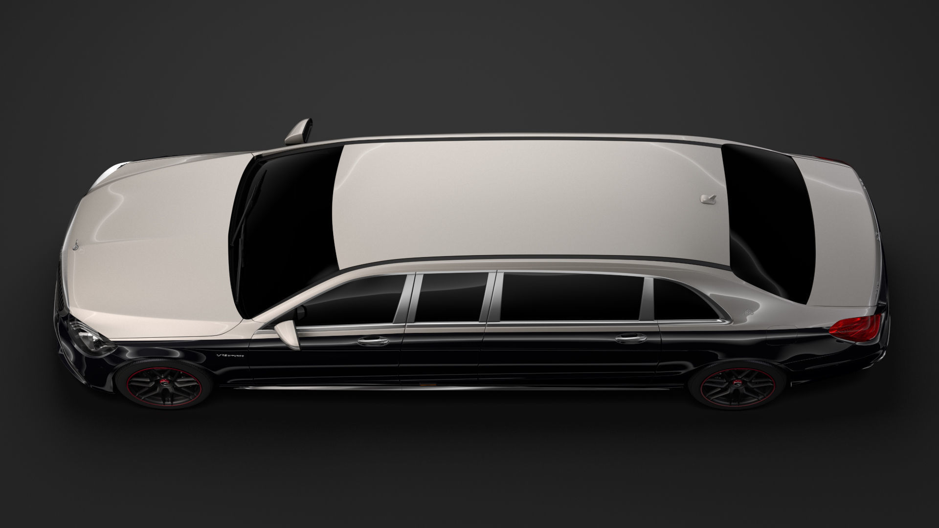 Mercedes AMG Maybach S 65 Pullman VV222 2019 3D model_8